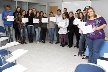 Turma formada do primeiro semestre de 2013